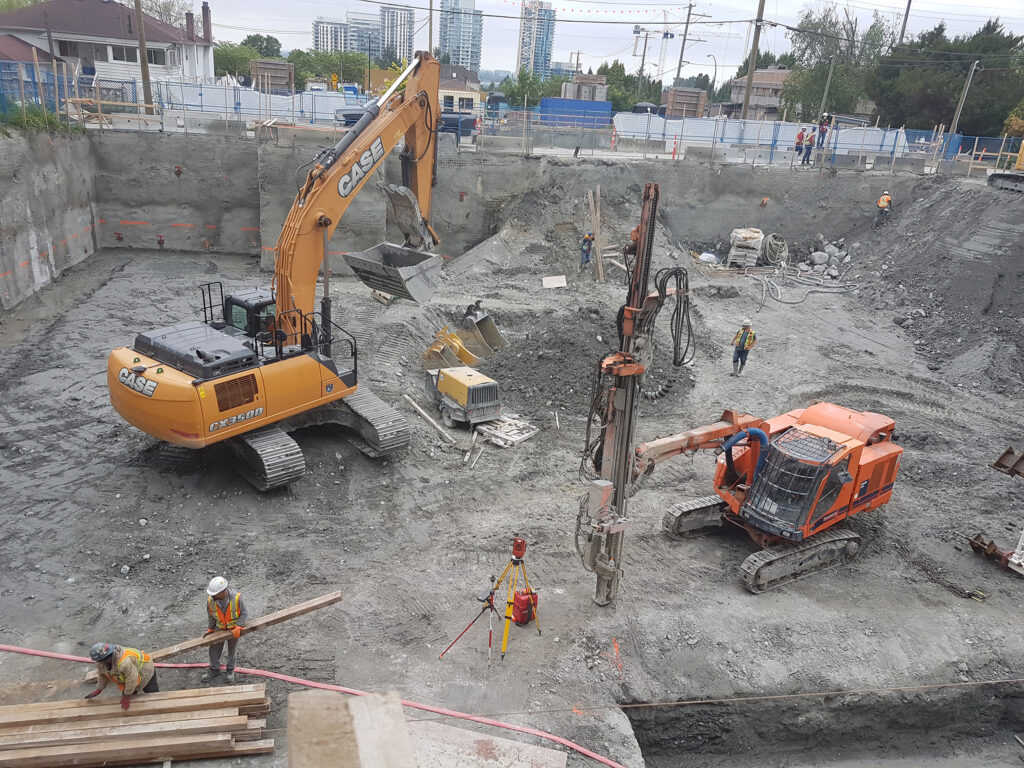 West Hastings - Excavation and Shoring
